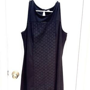 Black Sleeveless Sheath Dress, Size L